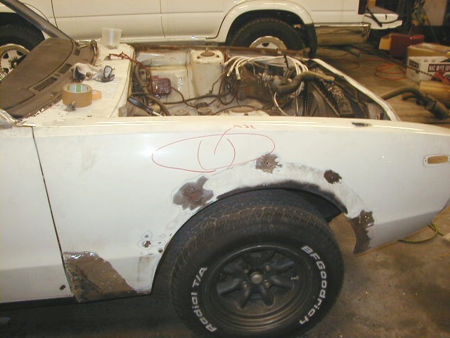 錆・腐食部分の剥離作業 2