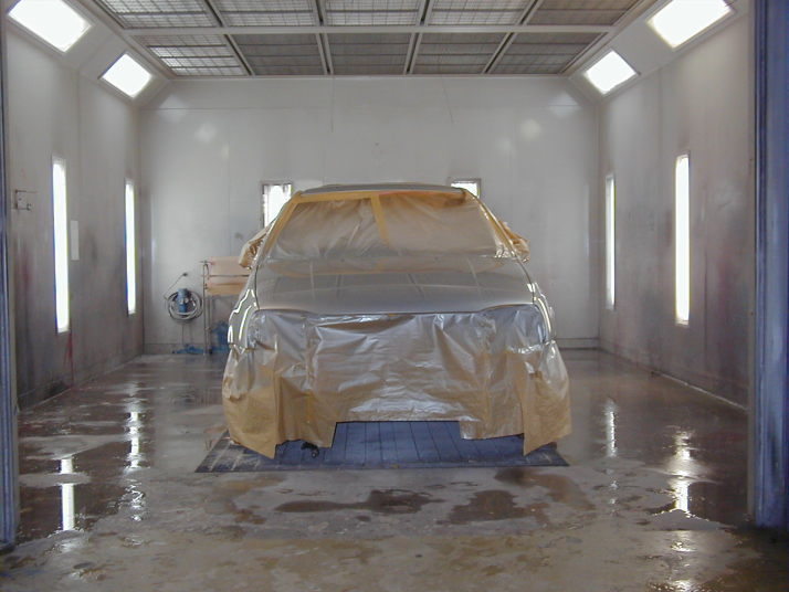 アンデックス社塗装ブース